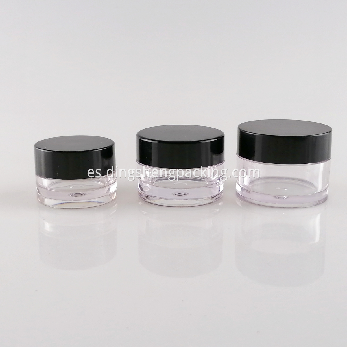 Cosmetic Cream Containers Clear Plastic PETG Jar